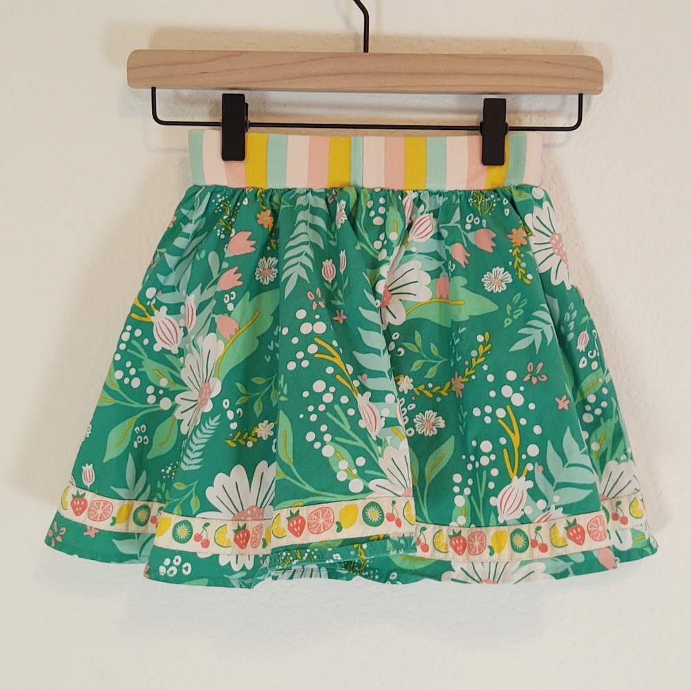 Wildflowers 6 Skort Skirt Pockets Rainbows Floral - Picture 3 of 6